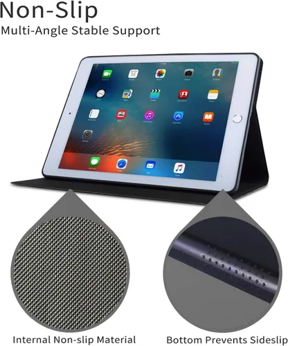 Vista 4 de Funda para tablet HD 8 Plus, funda para Kindle Fire HD 8 de 10ª generación 2020, soporte plegable de piel sintética, funda inteligente delgada