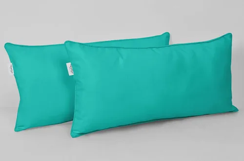 Vista 30 de Funda de almohada lumbar de tela de poliéster para interiores y exteriores, impermeable, rectangular, para todo tipo de clima, para muebles