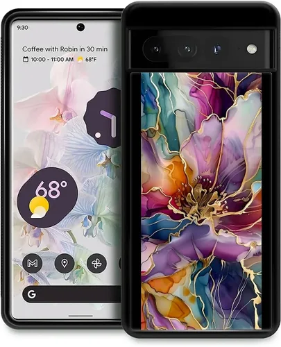 Vista 159 de Compatible con Google Pixel 4A 5G Mobile Case Creative Acrylic Back Panel Silicona Edge Case Slim Protección Especialmente para Google Pixel 4A 5G