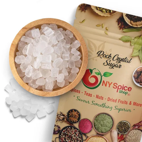 Vista 9 de NY SPICE SHOP Azúcar de roca – Bolsa de 1 libra de cristales de caramelo de roca – Rocas de azúcar – Cristales de azúcar – Caramelo de roca – Azúcar