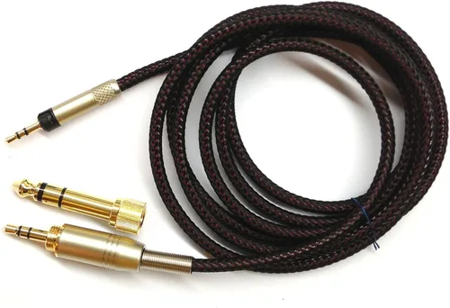 Vista 3 de Cable de audio de actualización de reemplazo NewFantasia Compatible con auriculares Sennheiser HD598, HD598Cs, HD560s, HD598SE, HD620S, HD400PRO