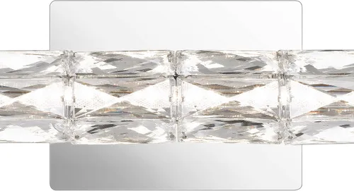 Vista 5 de Quoizel PCLU8524C - Lámpara de pared LED con cristal brillante, 21 vatios, cromo pulido (6 pulgadas de alto x 24 pulgadas de ancho)