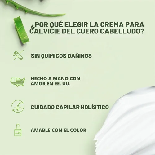 Vista 9 de Tratamiento calvicie. Crema manchas cuero cabelludo.