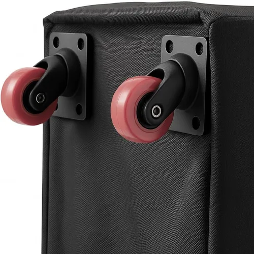 Vista 5 de Funda de transporte portátil de lujo para mesa de masaje con ruedas, bolsa de viaje de nailon resistente con correa para el hombro y bolsillos, se