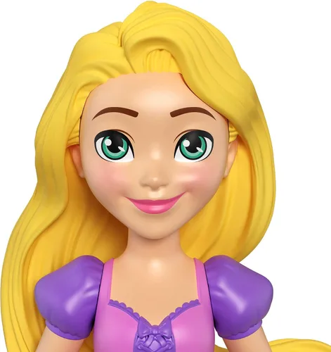Vista 5 de Mattel Disney Princess Rapunzel - Muñeca pequeña y caballo Maximus con silla de montar, de Mattel Disney Movie Tangled