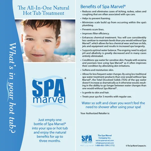 Vista 2 de Spa Marvel Tratamiento de agua y acondicionador 16 fl oz
