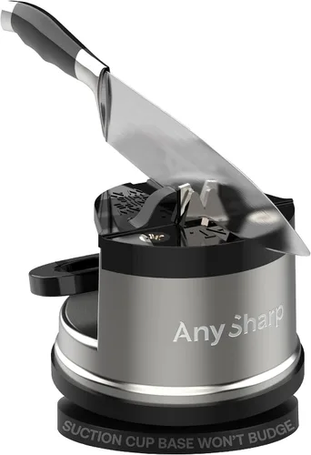 Vista 12 de AnySharp – PRO – Afilador de cuchillos manos libres - Herramienta de afilado fácil de usar con base de succión PowerGrip y ángulo preestablecido