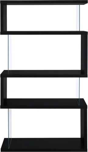 Vista 4 de Coaster Home Furnishings librero, Madera, Negro