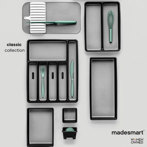 Vista 7 de madesmart Contenedor de almacenamiento clásico de 6 x 6, granito