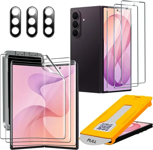 Vista 14 de Ferilinso Protector de pantalla de privacidad para Samsung Galaxy Z Flip 6 / Z Flip 7 FE [compatible con funda de teléfono], película
