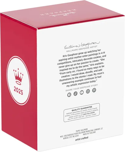 Vista 8 de Hallmark Keepsake Adorno de Navidad 2025, hada de orquídea Crayola, regalos para niños