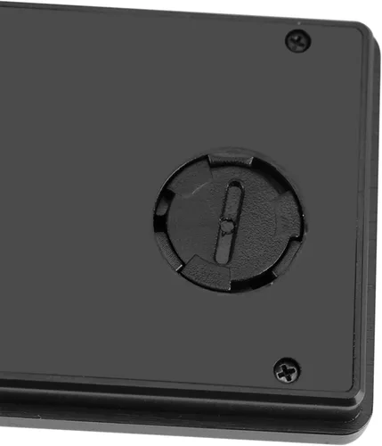Vista 9 de GLOGLOW Reloj despertador digital ultrafino con calendario y temperatura, reloj electrónico LCD autoadhesivo para tablero de automóvil, oficina