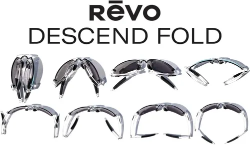 Vista 5 de Revo Gafas de sol Descend Fold Lente sin montura polarizada con marco plegable