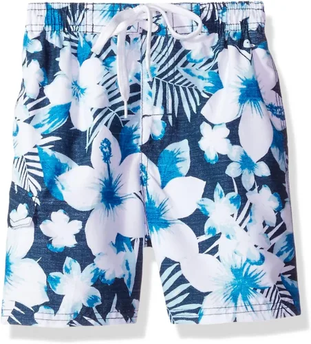 Vista 14 de Kanu Surf Traje de baño de playa con protección UPF 50+ de secado rápido para niños Dominica Verde