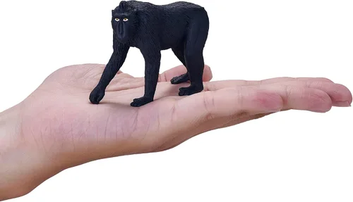 Vista 4 de MOJO Figura de juguete de macaco con cresta negra