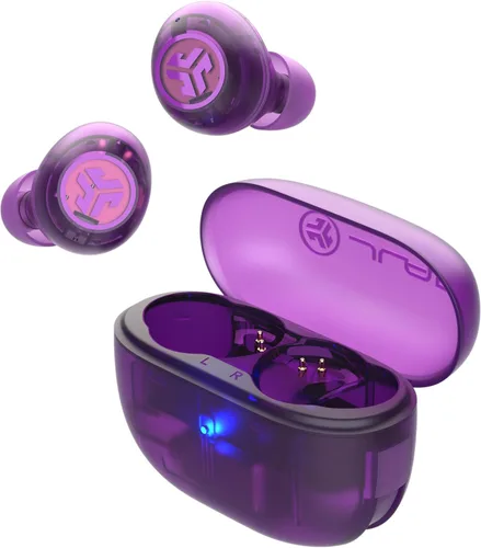 Vista 12 de JLab Go Pop ANC Auriculares inalámbricos verdaderos & Estuche de carga, Negro, Cancelación activa de ruido, Controladores de 10mm, Conexión dual
