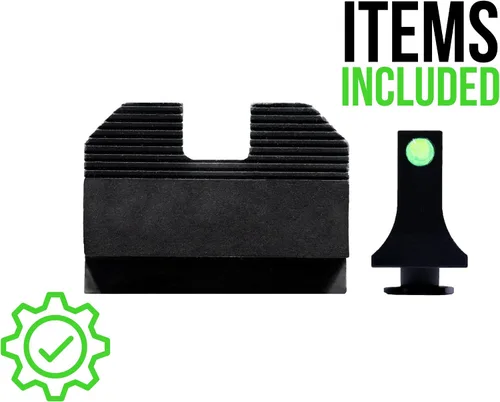 Vista 5 de Miras de fibra óptica XS Sights compatibles con Glock, incluidos los modelos MOS