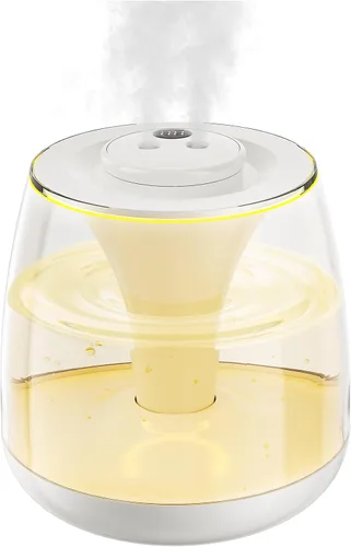 Vista 8 de Humidificadores para dormitorio, 3 L de llenado superior de niebla fría 40 horas de tiempo súper largo, 23 dB silencioso, humidificador de bebé