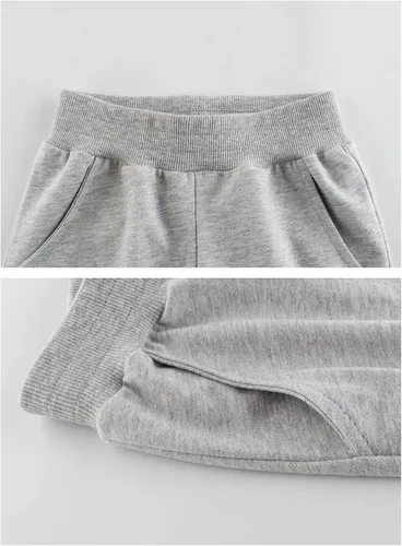 Vista 3 de GFQLONG Paquete de 2 pantalones deportivos de dinosaurio de algodón para niños pequeños, pantalones deportivos de dibujos animados para niños