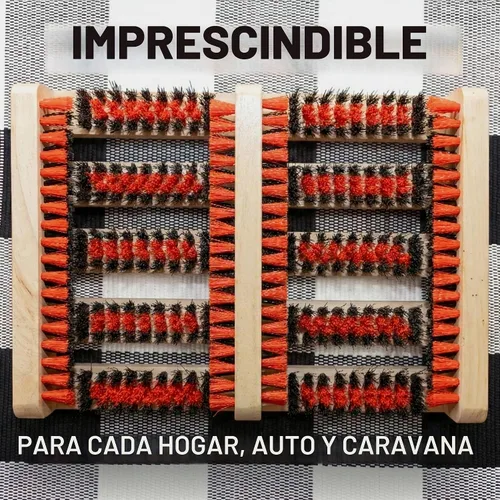 Vista 6 de JobSite Rascador de botas – Cepillo limpiador de botas para exteriores – Compacto y portátil limpiador de zapatos para el hogar, caravanas