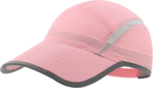 Vista 27 de connectyle plegable malla deportes cap con transpirable con rayas reflectantes Sun Runner Cap
