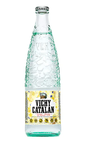 Vista 9 de Vichy Catalan - Agua mineral con gas - 33.8 oz (1 litro) (12 botellas de vidrio)