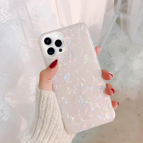Vista 2 de Funda J.west de silicona para iPhone 11 Pro Max, con pantalla de 6.5 pulgadas, de diseño moderno, translúcido y nacarado de lujo, delgado