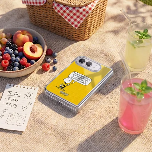 Vista 148 de Head Case Designs Funda de gel suave con licencia oficial de Peanuts Autumn Charlie Brown compatible con Apple iPhone 7 Plus/iPhone 8 Plus