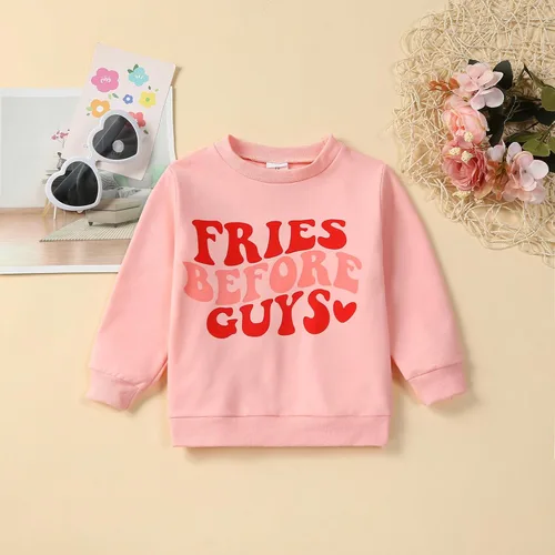 Vista 31 de Sudadera con cuello redondo para el día de San Valentín para bebé, niña, niño, para el día de San Valentín