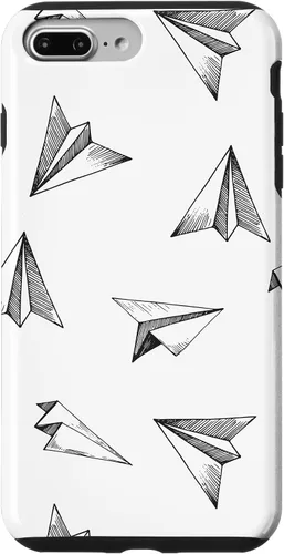 Vista 12 de Papel Avión Patrón Avión Avión Aviación Aviación Caso para iPhone 17