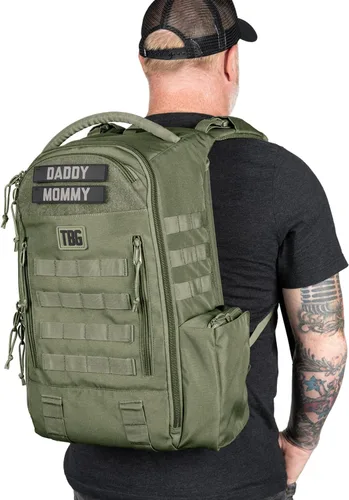 Vista 15 de Tactical Baby Gear Daypack Tactical Pañalera Mochila - Negro Negro 4ª