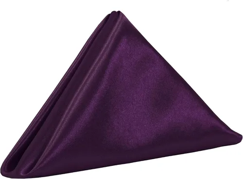 Vista 15 de YOUR CHAIR COVERS - Servilletas de tela de satén lavables de gran tamaño de 20 pulgadas, con dobladillo, reutilizables, para restaurantes, cenas