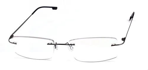 Vista 3 de Agstum Marcos de lentes ópticos flexibles sin marco con bisagras de aleación de titanio