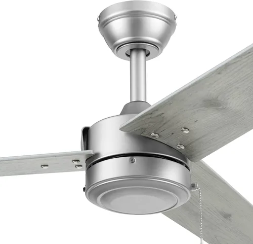Vista 17 de Prominence Home Tenant, ventilador de techo LED contemporáneo de 52 pulgadas para interiores y exteriores, sin luz, cadena de tracción, opciones