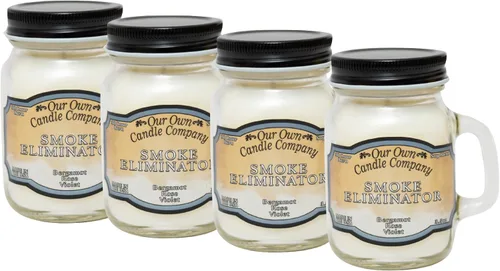 Vista 22 de Grandma's Kitchen - Mini vela perfumada en tarro Mason de Our Own Candle Company, 3.5 onzas (paquete de 4)