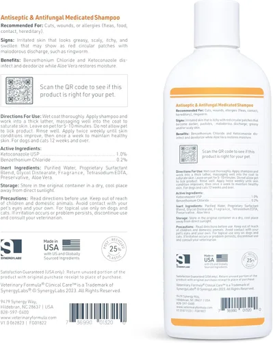 Vista 9 de Veterinary Formula Tratamiento clínico para el oído, 4 onzas y cuidado clínico Hot Spot & Itch Relief Medicated Spray