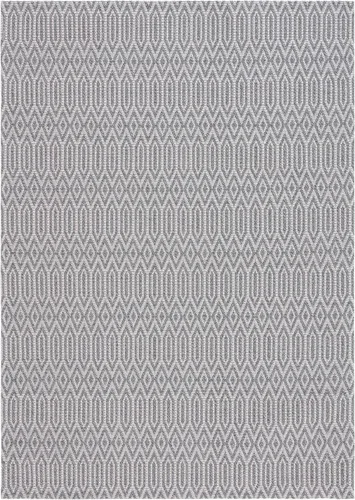 Vista 9 de Martha Stewart x SAFAVIEH - Colección de alfombras de área de 2 x 8 pies, color antracita y gris claro, tejido plano, de algodón, ideal para sala
