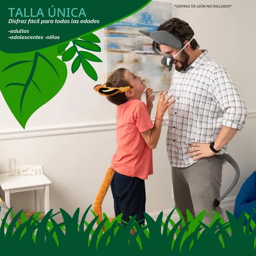 Vista 2 de Squirrel Products Juego de accesorios para disfraz de diadema de elefante