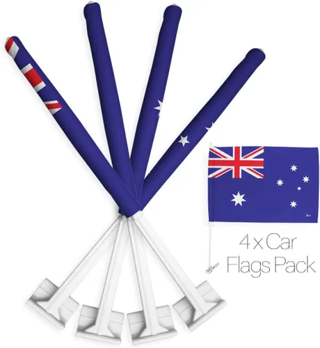 Vista 9 de Paquete de bandera de coche de la Copa del Mundo 2022 de Gales, bandera americana para carros, decoración de automóviles, pancarta pequeña