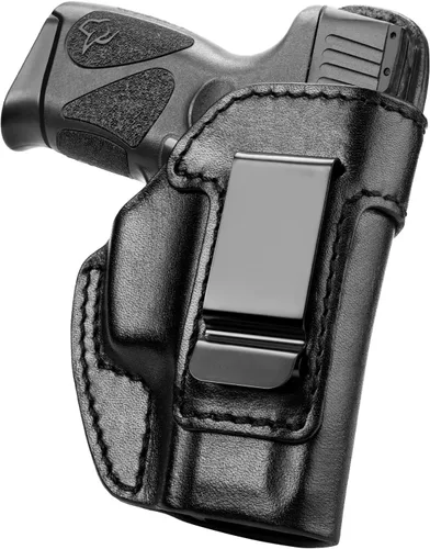 Vista 8 de GUN & FLOWER IWB Leather Holster for Taurus G3C/ G2C/ G2S/ G3C Toro/ TX22 Compact/ PT111/ PT140 - Optic Ready Available, Inside Waistband Concealed