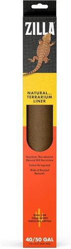 Vista 10 de Zilla, Sustrato para terrario para reptiles, forro del suelo, color marrón, 10G, 9.75" x 19.75
