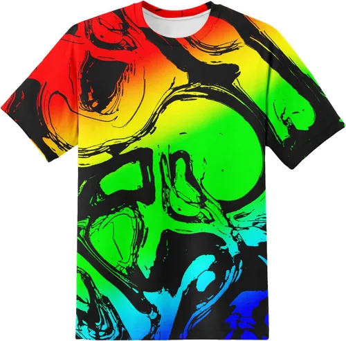 Vista 12 de Camiseta de manga corta con estampado 3D para niños y niñas de 6 a 16 años Bcm45-blanco