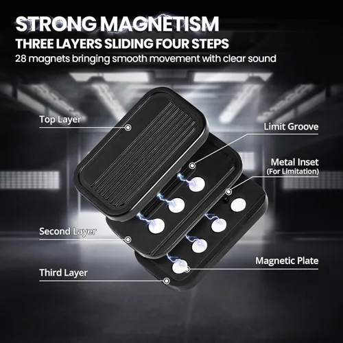 Vista 2 de ITOKEY Juguetes para ansiedad, juguetes deslizantes de metal EDC, juguete antiestrés EDC para aliviar el estrés, juguetes magnéticos de metal