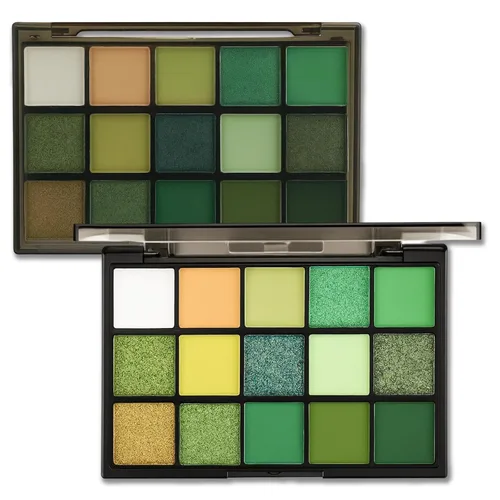 Vista 21 de Erinde Paleta de maquillaje de sombra de ojos de 9 colores con purpurina y lavanda brillante y mate, violeta, malva, púrpura oscura, plateado