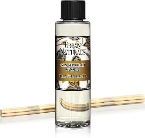 Vista 78 de Urban Naturals Recambio de aceite difusor de varillas ámbar y lavanda, lavanda relajante, ámbar cálido, aroma calmante para habitación, 4 onzas +