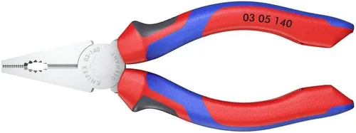Vista 9 de Knipex 03 06 160 SB Alicates Combinados 6,3" con asas aisladas en envases blister