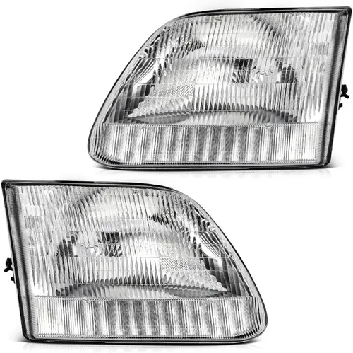 Vista 10 de EPIC LIGHTING Faros halógenos tipo OE compatibles con FOR.D 01-03 F-150 97-99 F-250 LIGHTNING