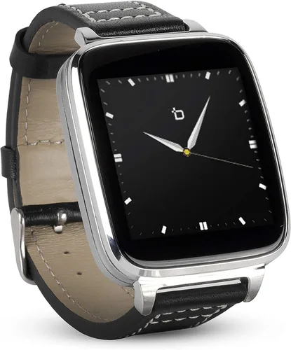 Vista 6 de Bean Information Technology Beantech Gold Emerge Smartwatch para iOS y Android con aplicaciones de fitness, música y mensajería y cámara con correa