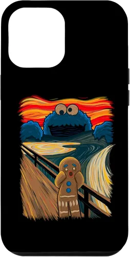 Vista 26 de Cookie Muncher The Scream Munch Monster Joke Funda para iPhone 17