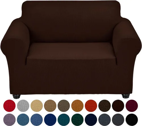 Vista 34 de Joccun Funda Elástica para Silla Sofá, Funda de Sofá de 1 Pieza Tela Jacquard de Spandex con Parte Inferior Elástica, Protector de Muebles Lavable